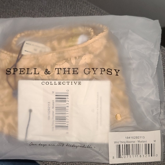 New spell designs wild thing bloomers mustard M - Picture 11 of 16